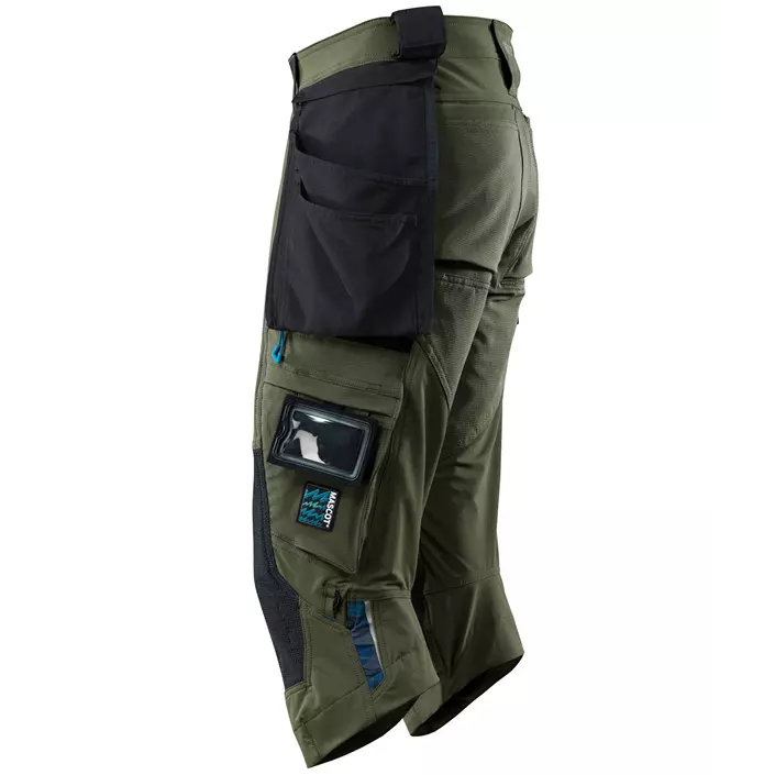 Mascot Advanced craftsman knee pants full stretch, Moss green, large image number 1