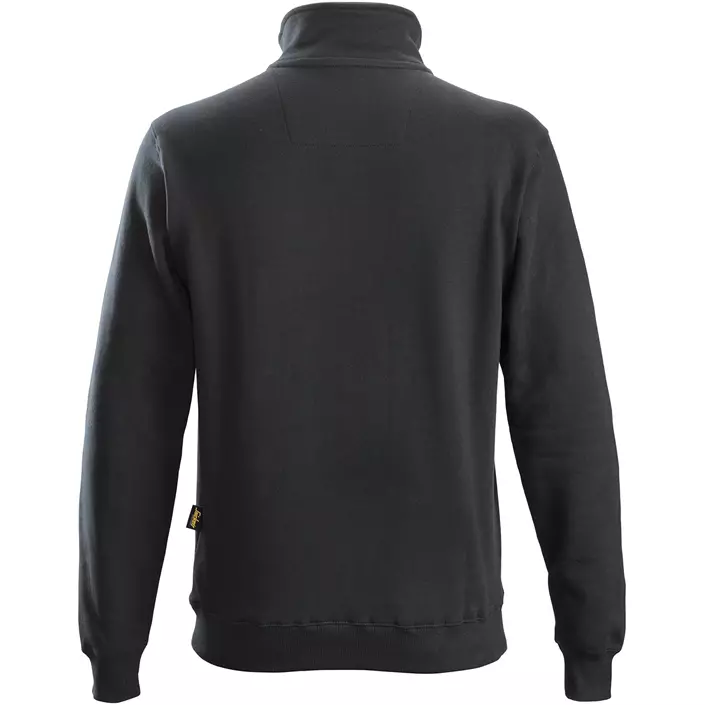 Snickers Sweatshirt mit kurzem Reißverschluss 2818, Schwarz, large image number 1
