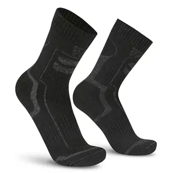 Worik Alpes socks with merino wool, Black