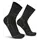 Worik Alpes socks with merino wool, Black, Black, swatch