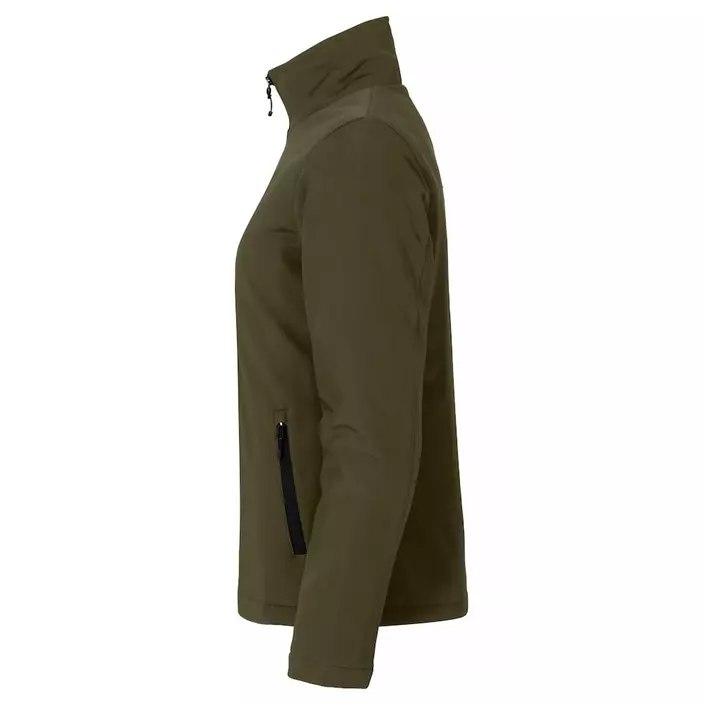Clique lined women's softshell jacket, Fog Green, large image number 3