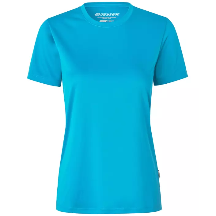 GEYSER Essential interlock dame T-skjorte, Aqua, large image number 0