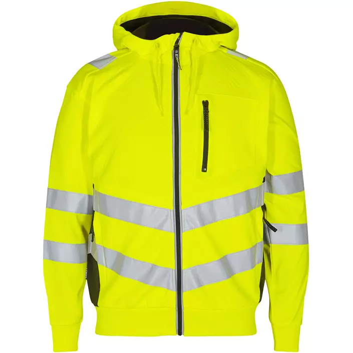Engel Safety hoodie, Varsel Gul/Svart, large image number 0