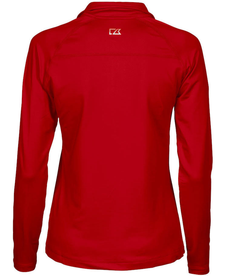 Cutter & Buck Coos Bay Half-Zip Damen Sweatshirt, Rot, large image number 2