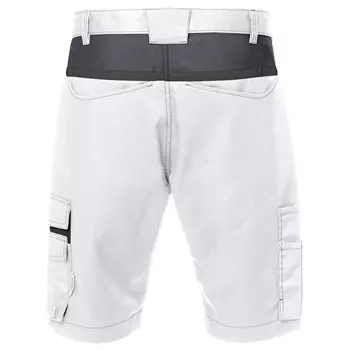Fristads work shorts 2562, White/Grey