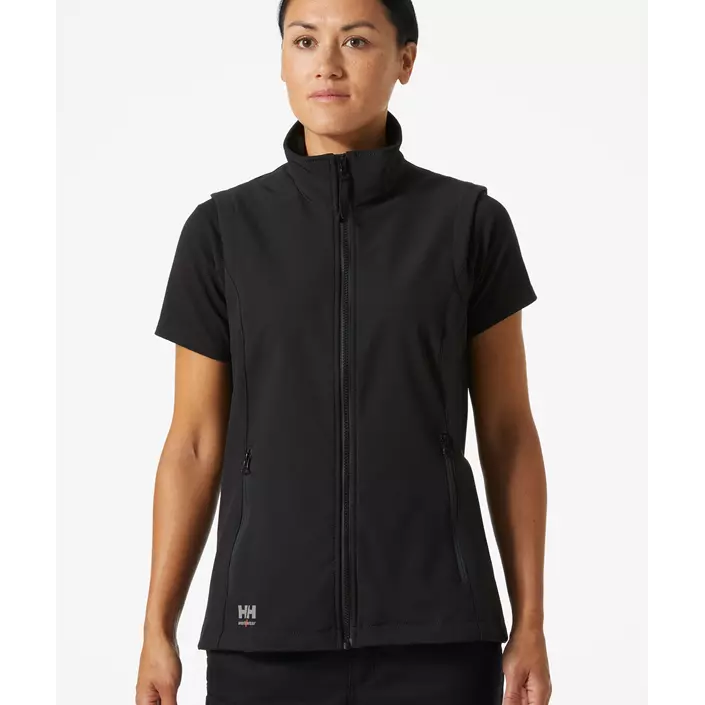 Helly Hansen Manchester 2.0 women's softshell vest, Black, large image number 1