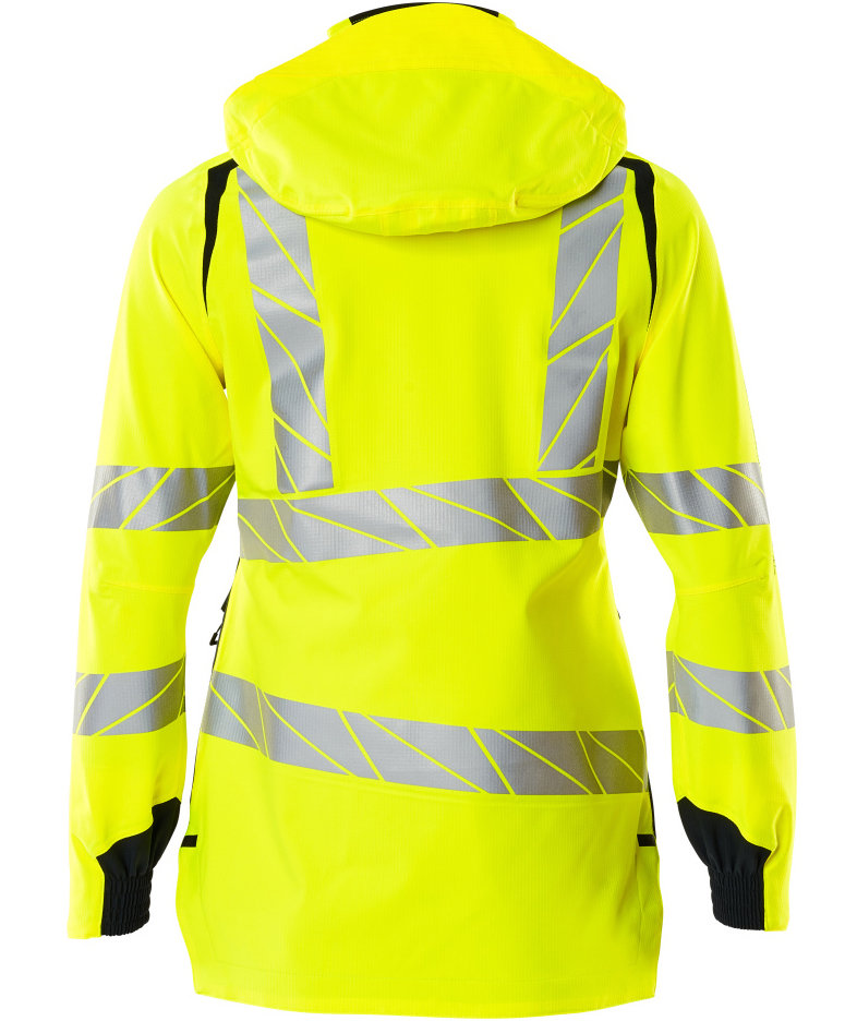 Mascot Accelerate Safe women's shell jacket, Hi-Vis Yellow/Dark Marine