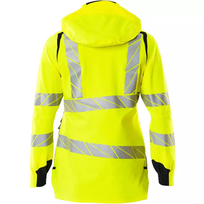 Mascot Accelerate Safe women's shell jacket, Hi-Vis Yellow/Dark Marine, large image number 1