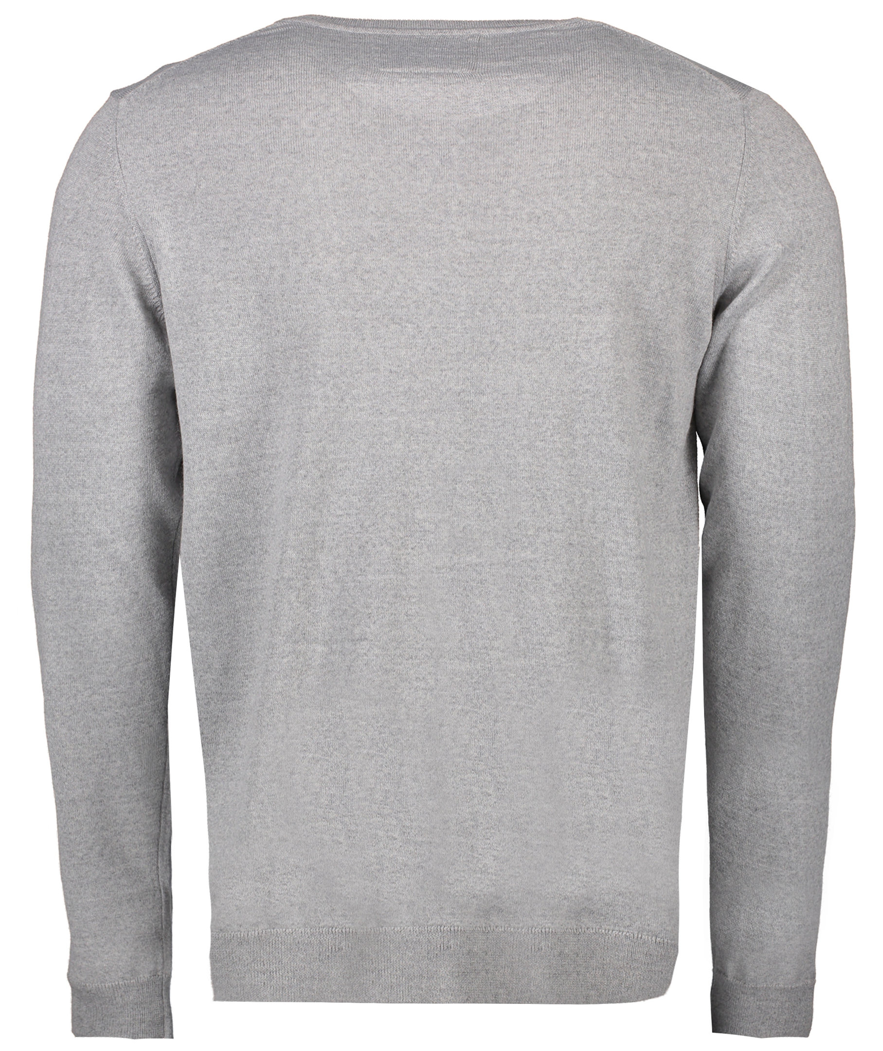 Seven Seas knitted pullover with merino wool, Light Grey Melange