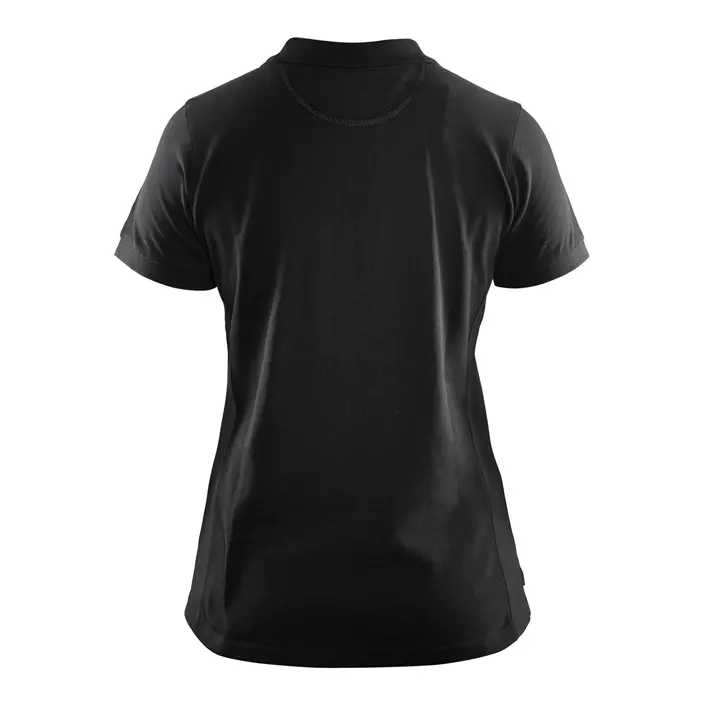 Blåkläder Unite dame polo T-shirt, Sort/Mørkegrå, large image number 1