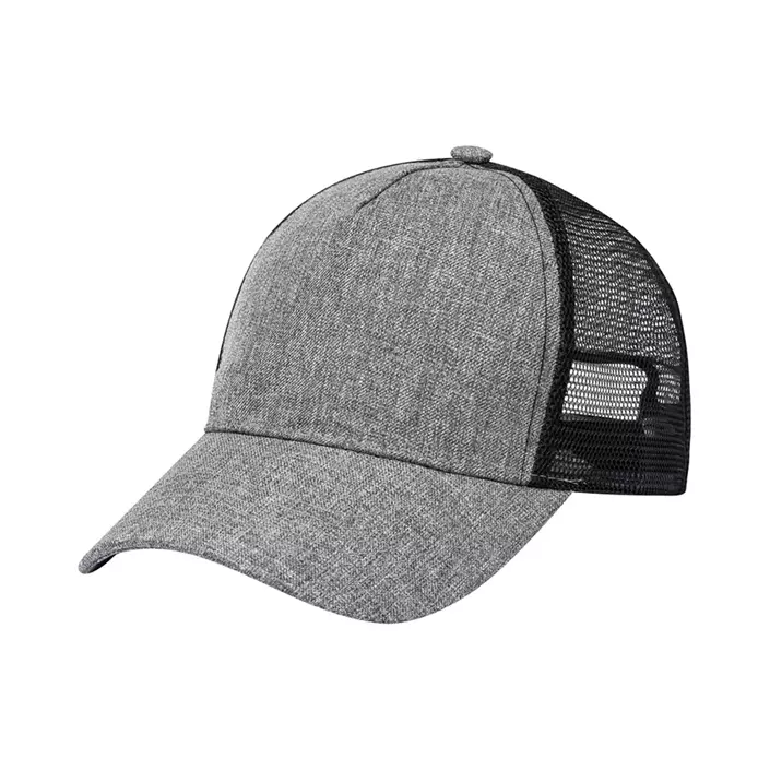 Karlowsky Trucker mesh cap, Gråmeleret/sort, Gråmeleret/sort, large image number 0