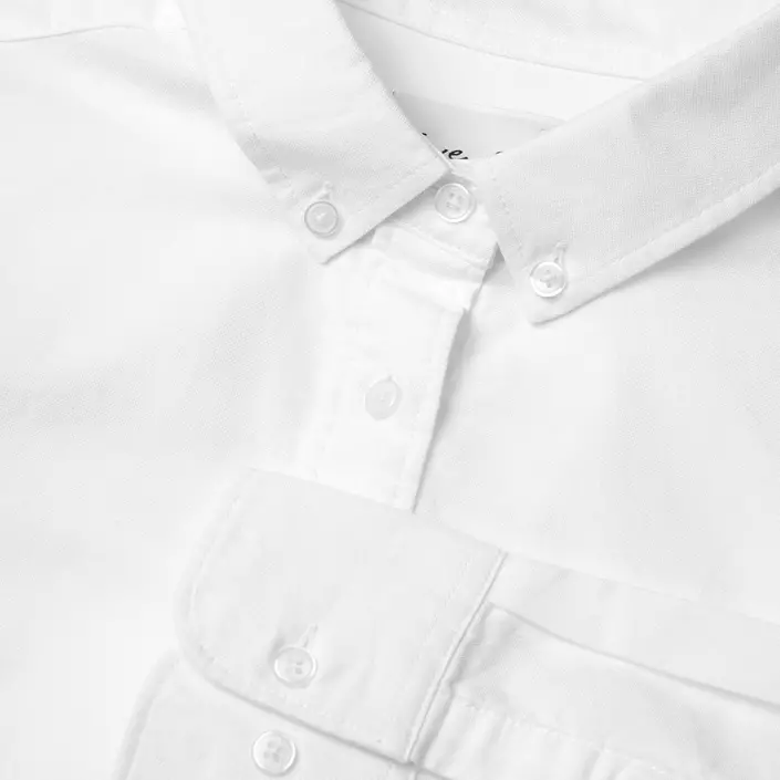 Seven Seas Oxford lang Modern fit dameskjorte, Hvid, large image number 4
