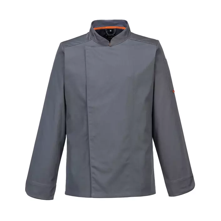 Portwest C838 chefs jacket, Grey, large image number 0
