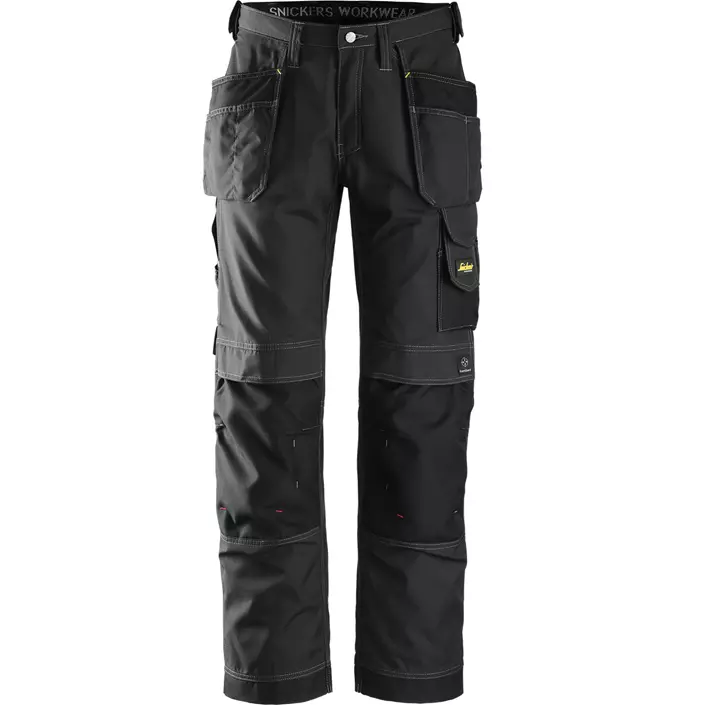 Snickers Rip-Stop craftsman trousers, Black/Black, large image number 0