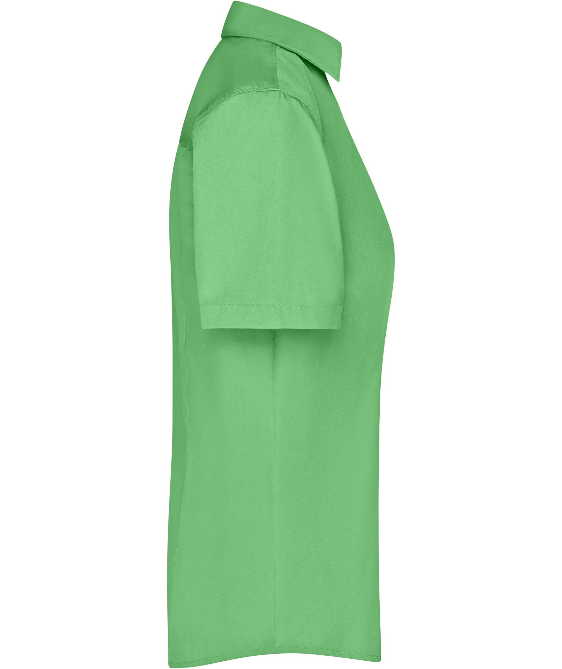 James & Nicholson kort&auml;rmad Modern fit skjorta dam, Limegr&ouml;n, large image number 2