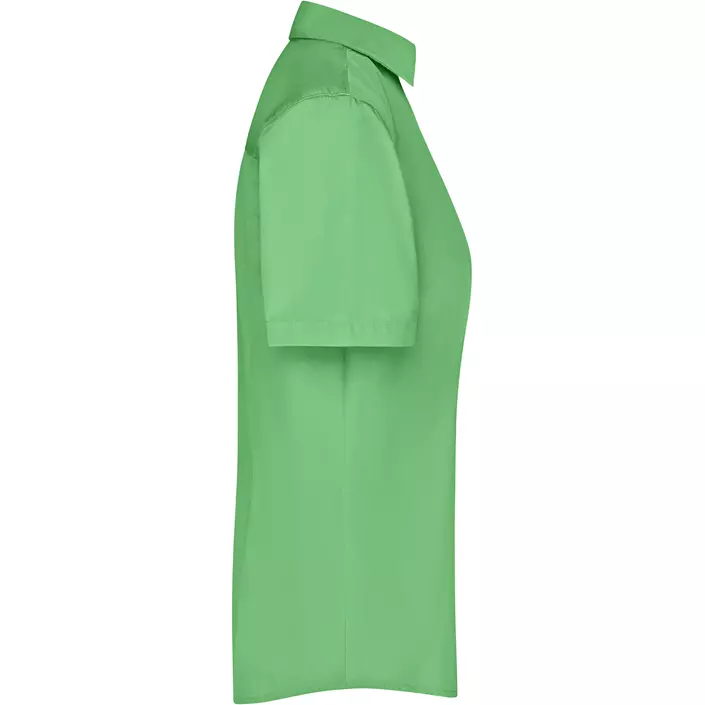 James & Nicholson women's short-sleeved Modern fit shirt, Lime Green, large image number 2