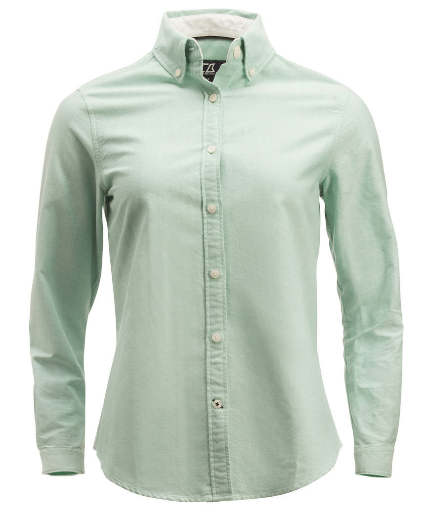 Cutter & Buck Belfair Oxford Modern fit women's shirt, Green