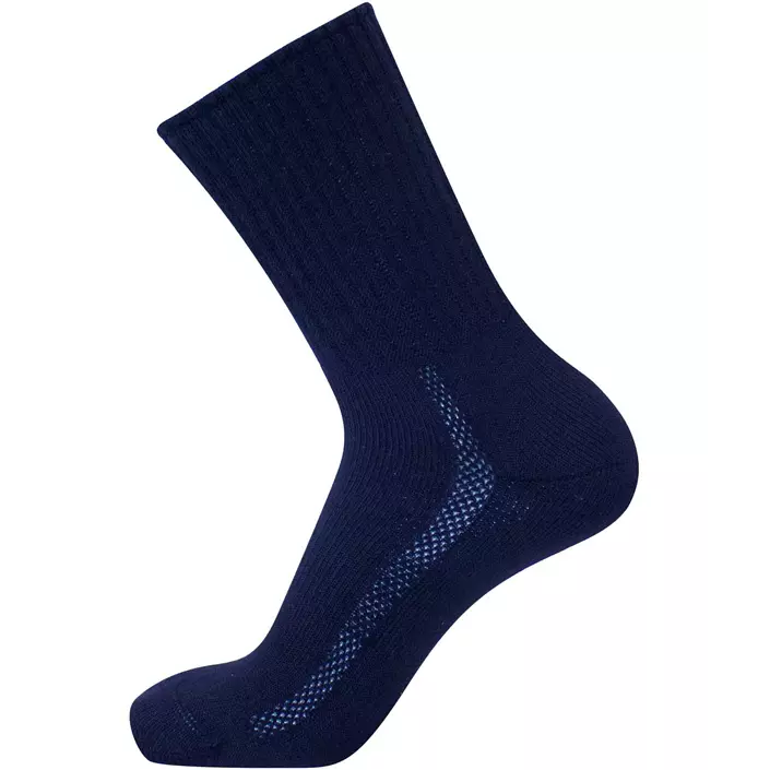 Worik S29 Merino Heavy socks with merino wool, Navy, large image number 0