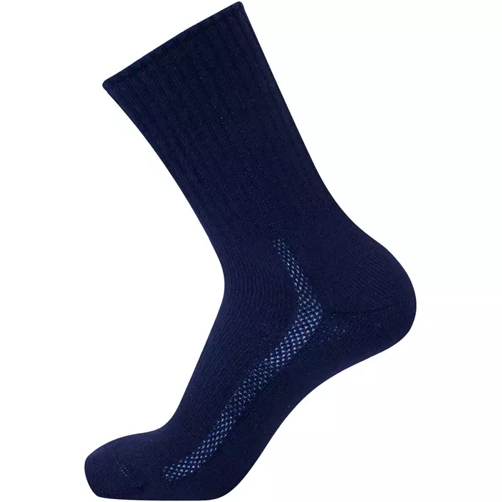 Worik S29 Merino Heavy strømper med merinoull, Navy, large image number 0