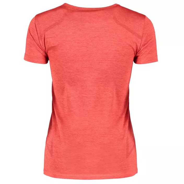 GEYSER Seamless dame T-shirt, Rød Melange, large image number 2