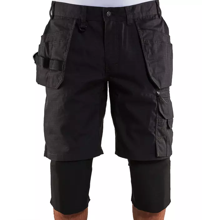 Blåkläder knee pad pockets, Black, large image number 3