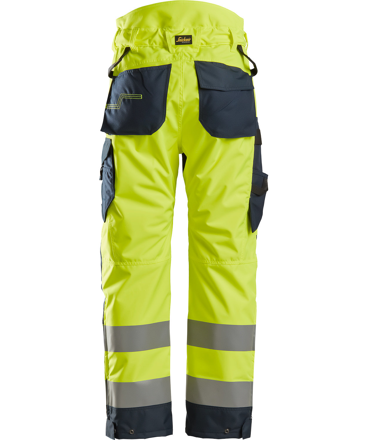 Snickers AllroundWork 37.5&reg; winter trousers+ 6639, Hi-vis Yellow/Marine