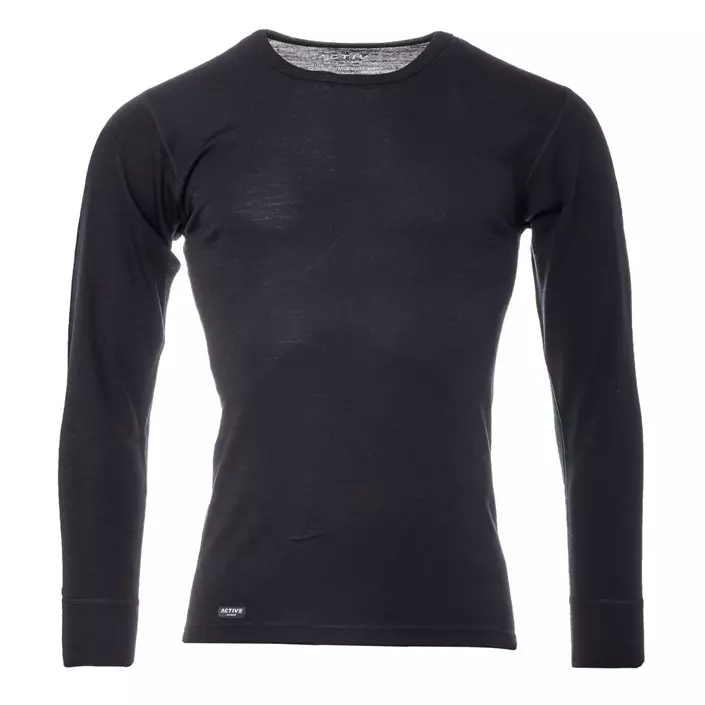 Kramp Active thermal undershirt with merino wool, Black, large image number 0