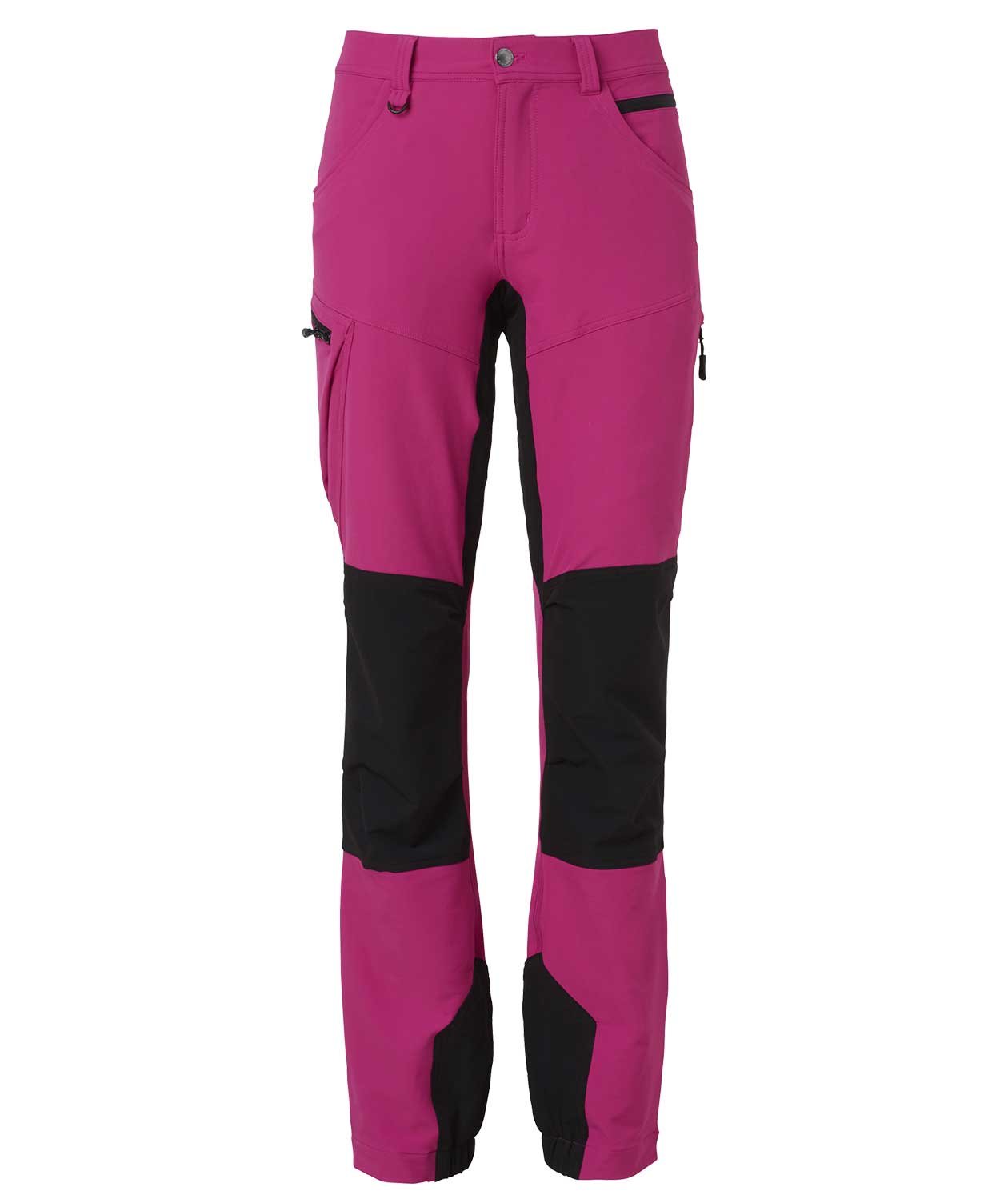 South West Wega women's hybrid pants, Cerise, Cerise, swatch