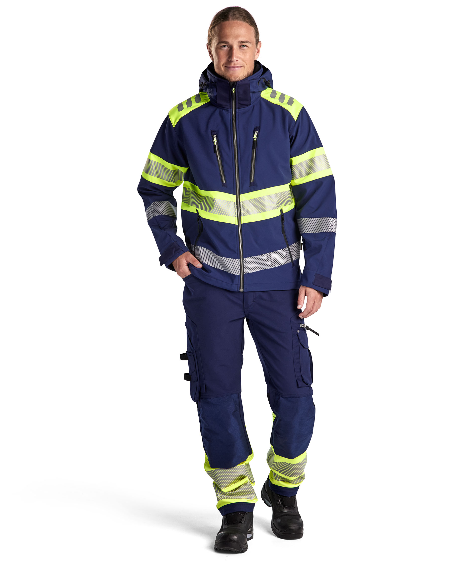 Bl&aring;kl&auml;der softshelljakke