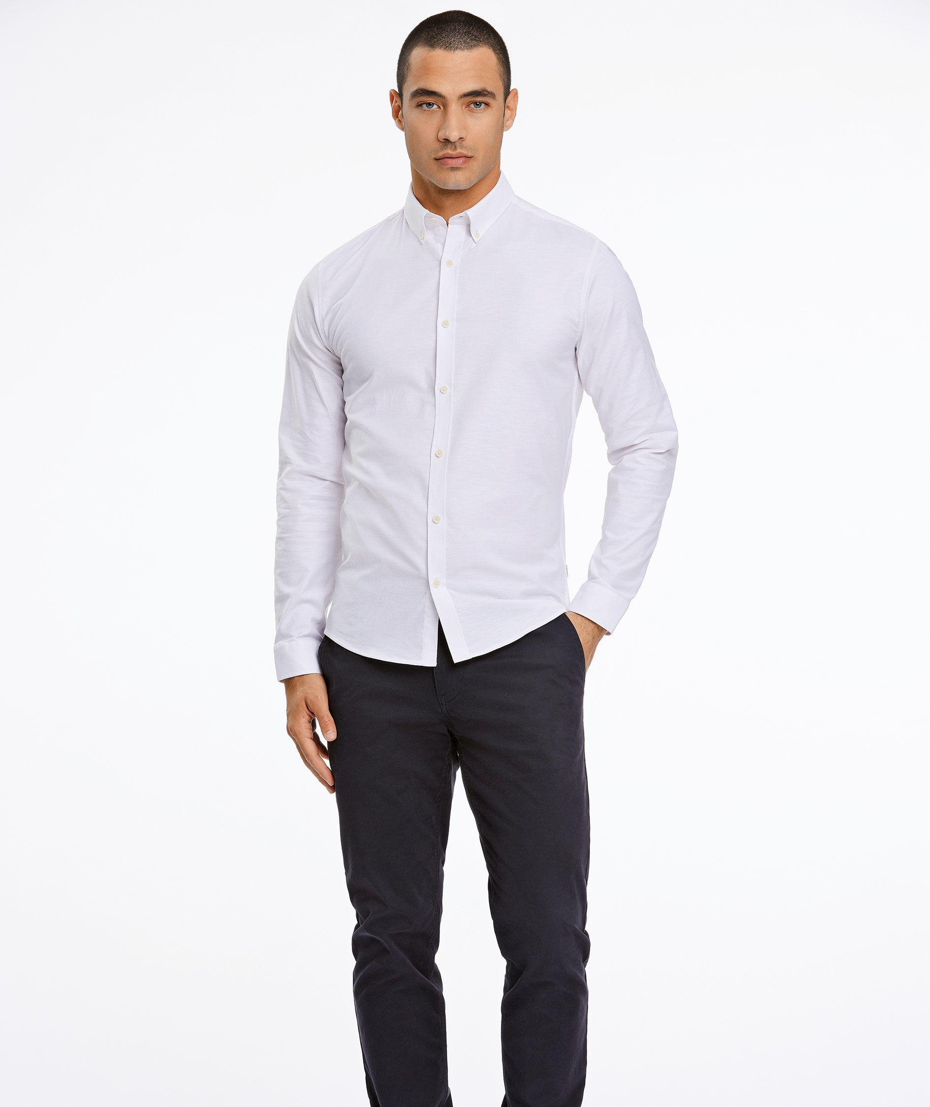 Lindbergh Oxford superflex shirt