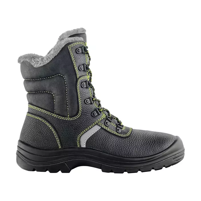 Worktime Falun skyddsstövlar S3W, Svart/Grön, large image number 2