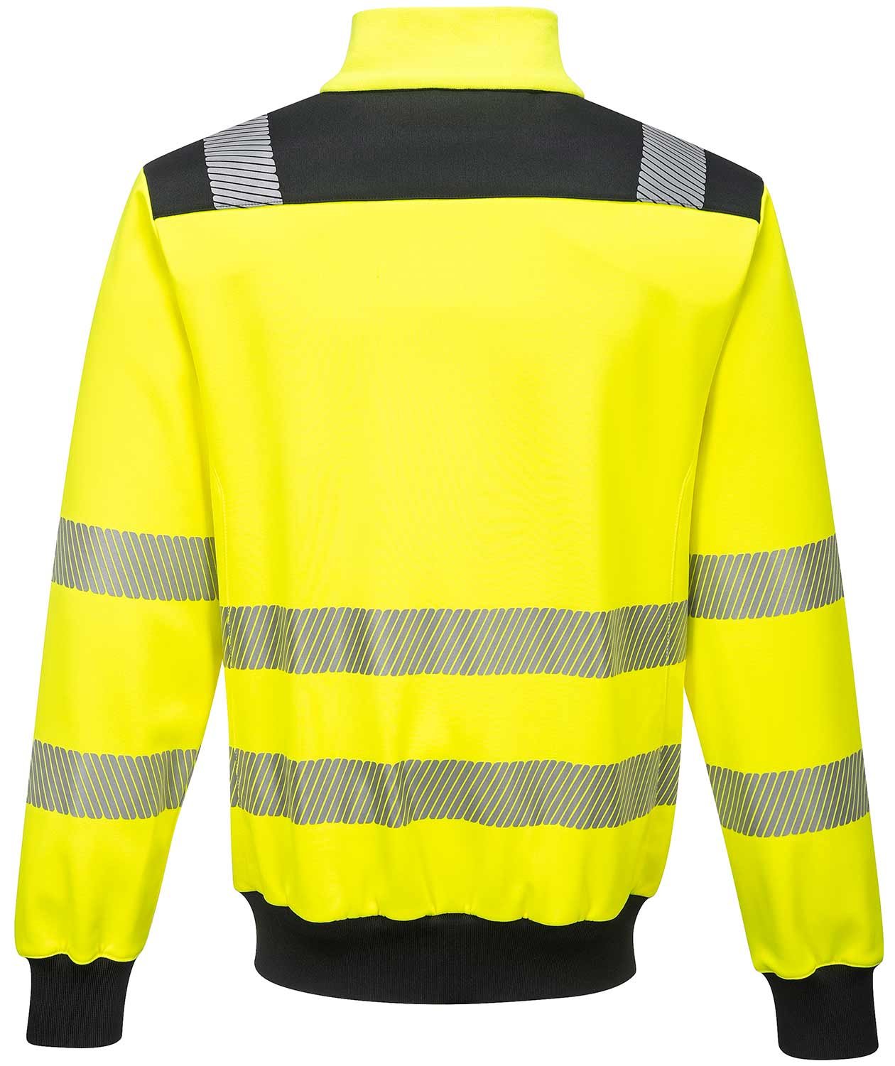Portwest PW3 cardigan, Hi-vis Gul/Sort, large image number 1