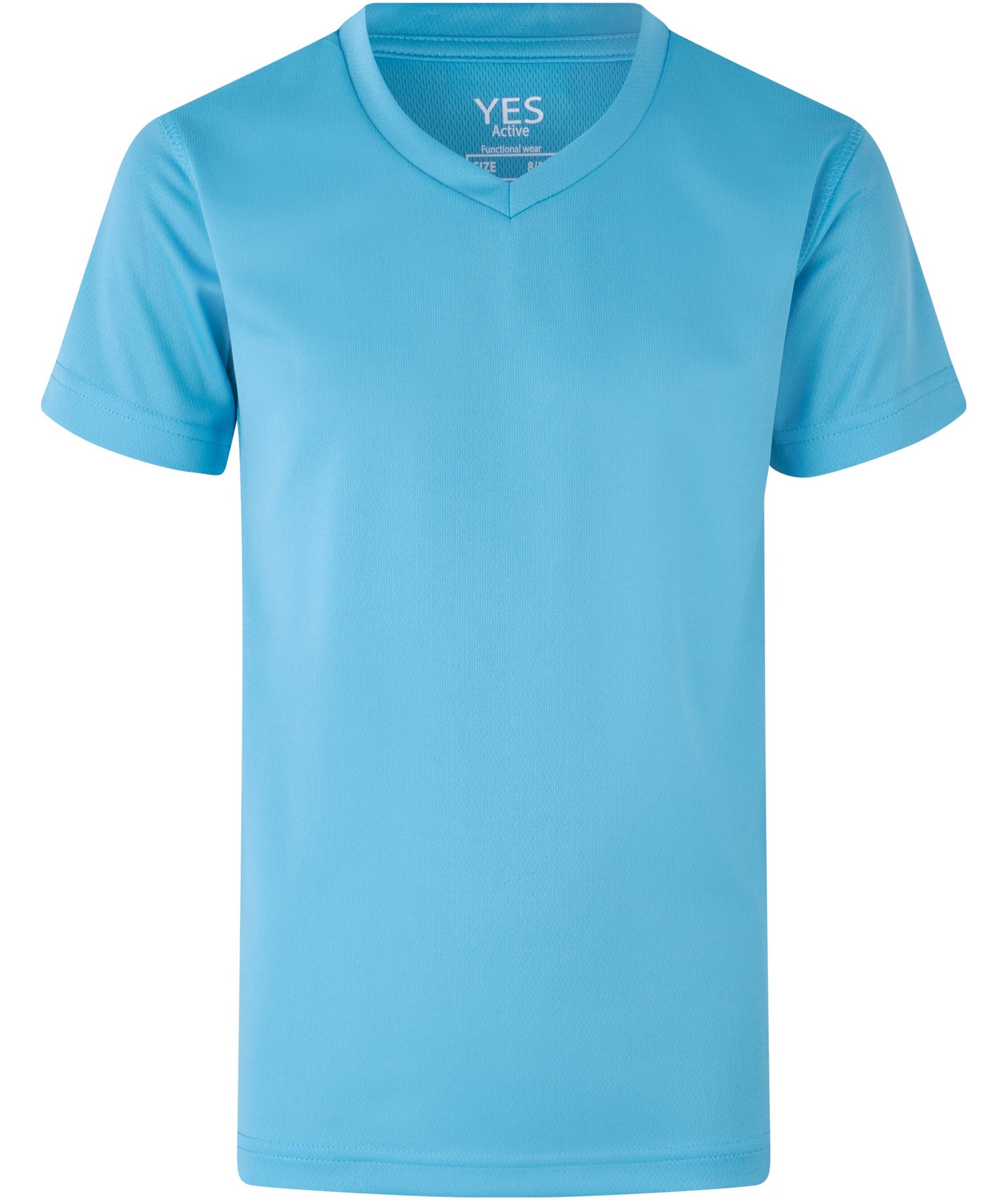 ID  Yes Active T-shirt for kids, Cyan, large image number 0
