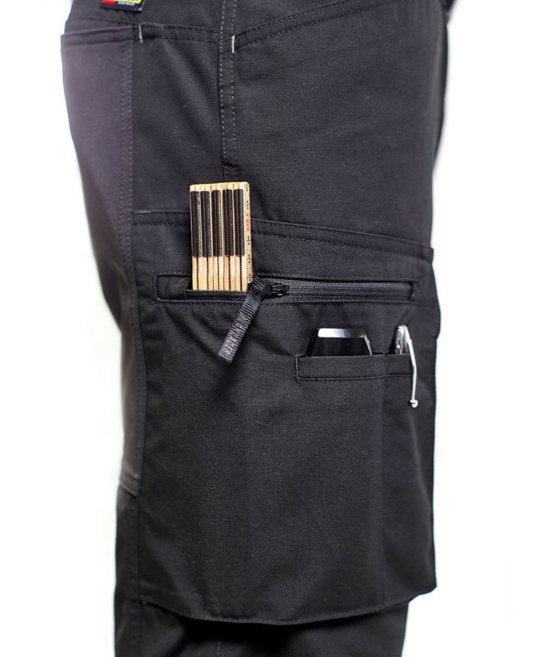 Bl&aring;kl&auml;der Unite work shorts, Black, large image number 3