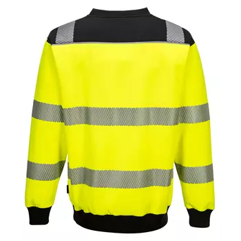 Portwest PW3 sweatshirt, Hi-vis Yellow/Black