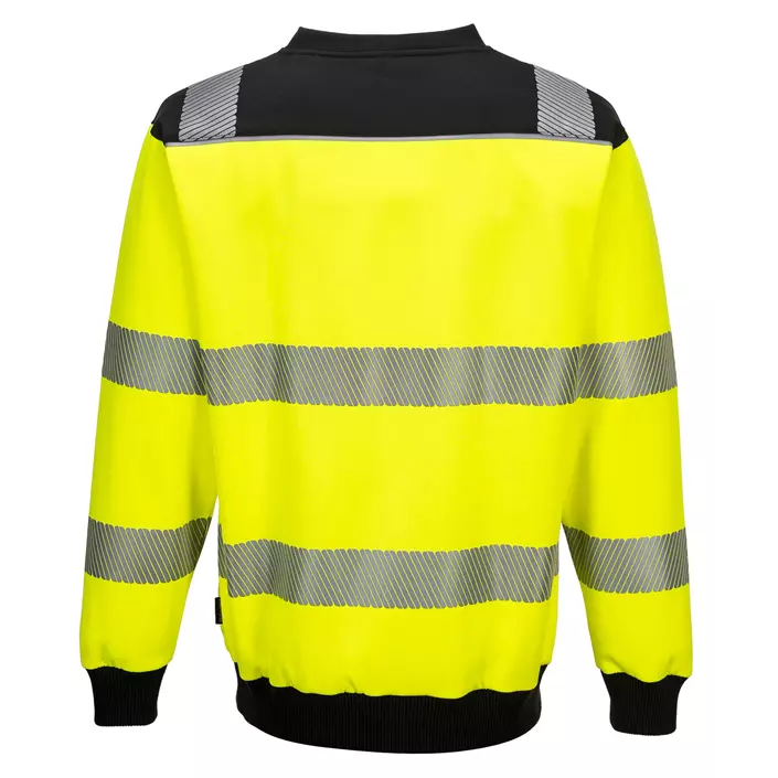 Portwest PW3 sweatshirt, Hi-vis Yellow/Black, large image number 1