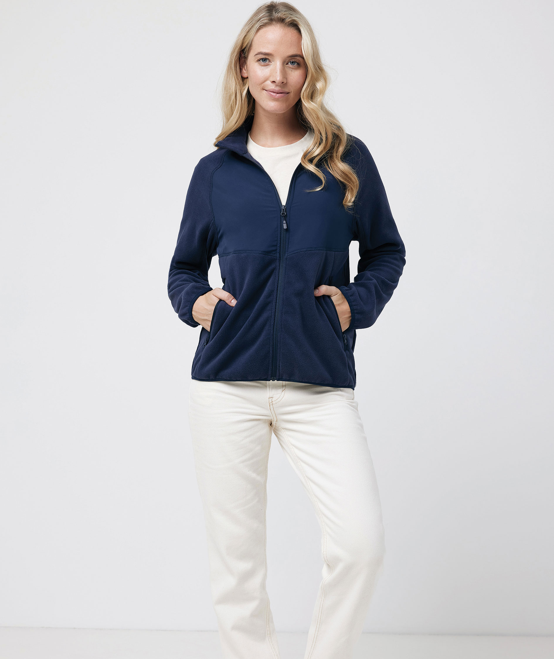 Iqoniq Talung fleece sweater, Marine