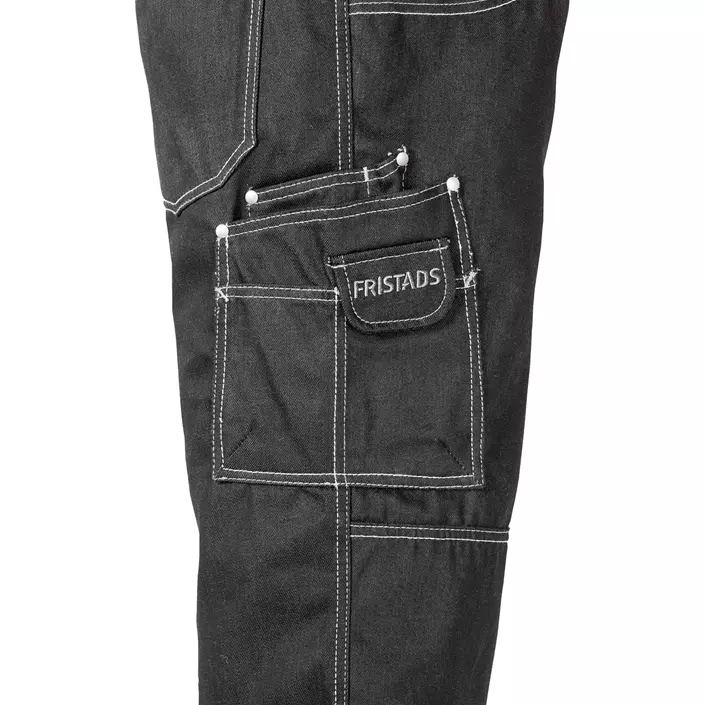 Fristads denim trousers 273, Black, large image number 2