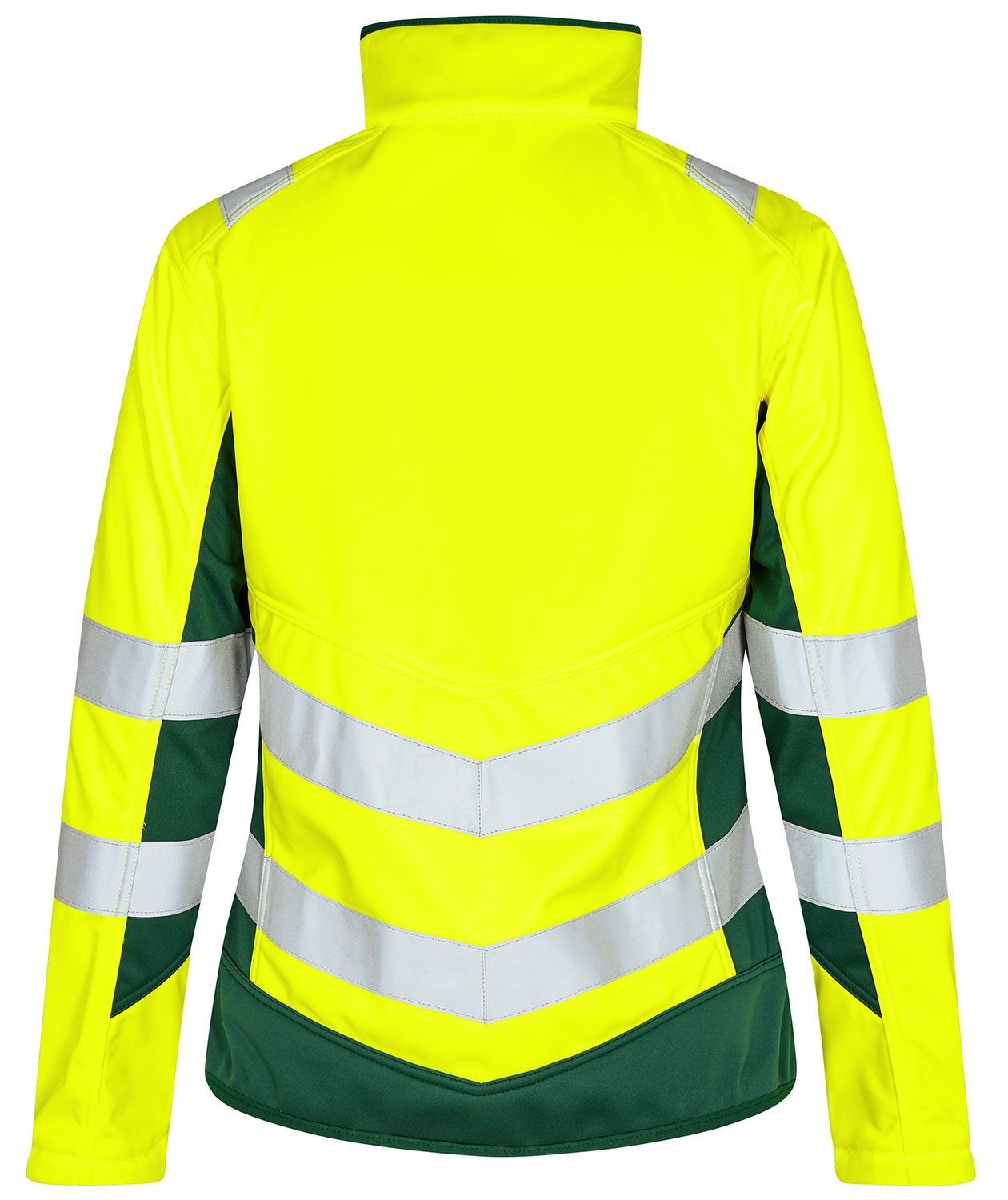 Engel Safety women's softshell jacket, Hi-vis yellow/Green, large image number 1