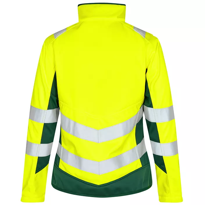 Engel Safety women's softshell jacket, Hi-vis yellow/Green, large image number 1