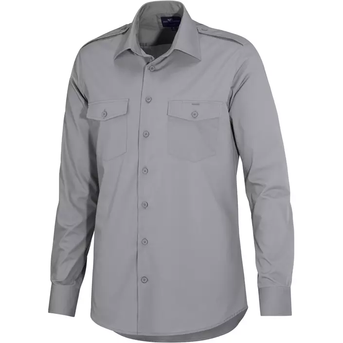 Derby of Sweden Maverick Slim fit pilotskjorta, Grey, large image number 4