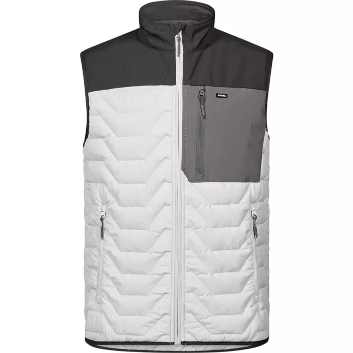 Engel Entire vadderad väst, Bone White/Anthracite Grey, large image number 0