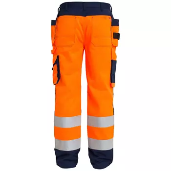 Engel craftsman trousers, Orange/Marine