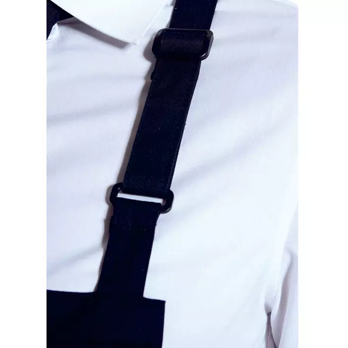 Karlowsky Basic water-repellent bib apron, Black, Black, large image number 2