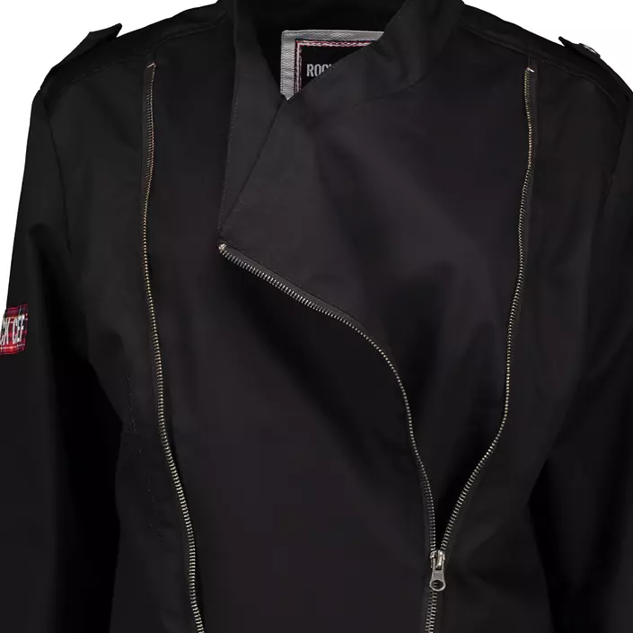 Karlowsky ROCK CHEF® RCJF 12 women's chefs jacket, Black, large image number 4