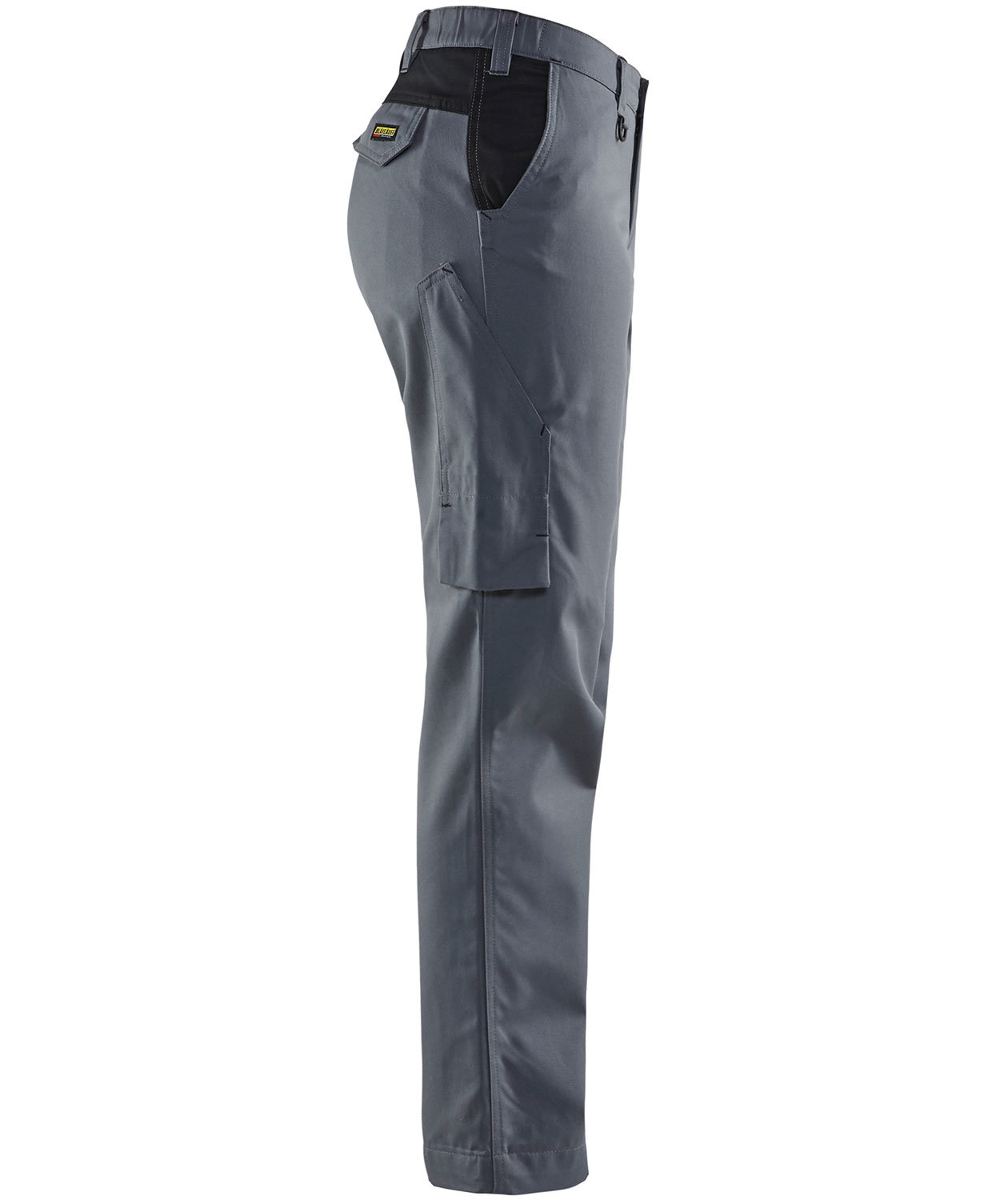 Bl&aring;kl&auml;der dame servicebukse, Gr&aring;/Svart, large image number 2