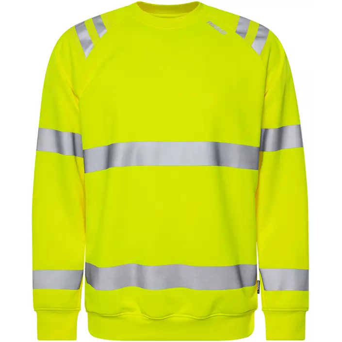 Fristads sweatshirt 7862 GPSW, Hi-Vis Yellow, large image number 0