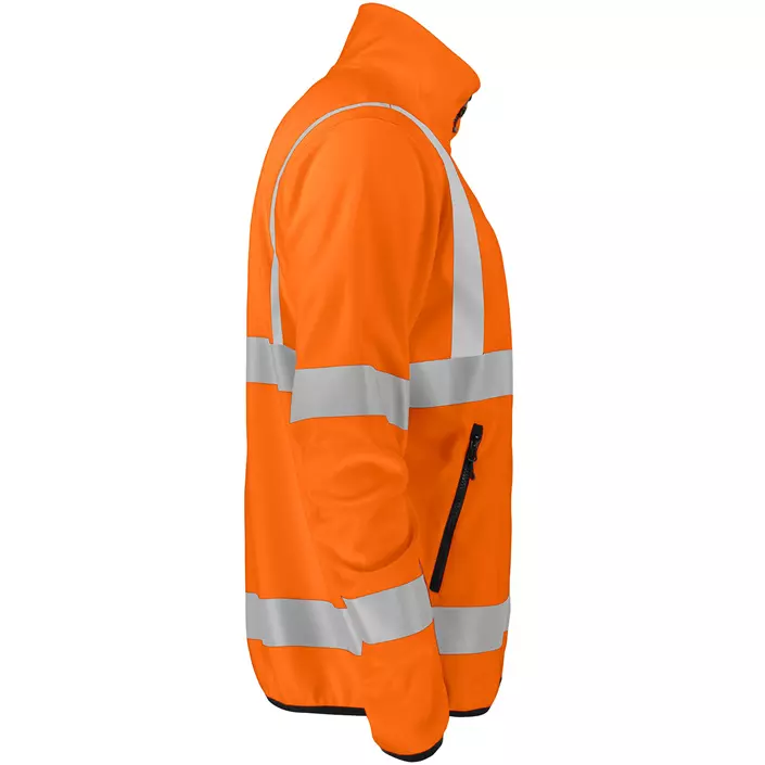 ProJob softshell jacket 6105, Hi-Vis Orange/Black, large image number 5