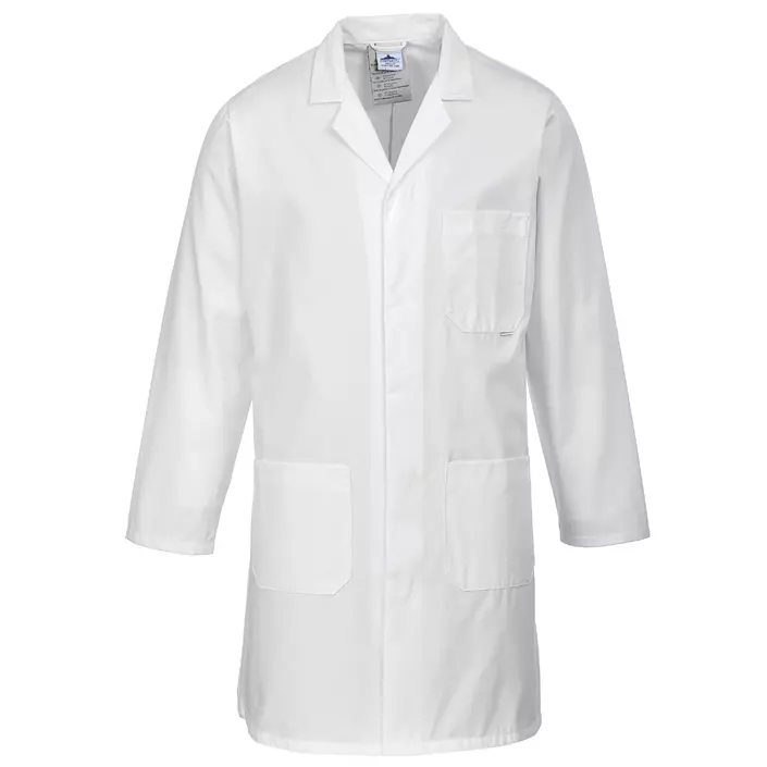 Portwest standard lap coat, White, large image number 0