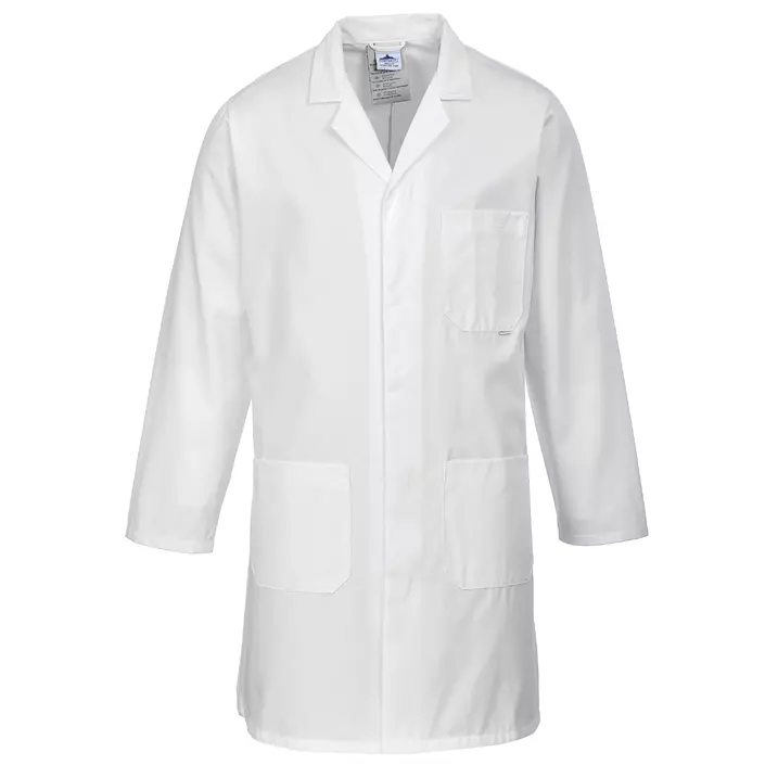Portwest standard lap coat, White, large image number 0